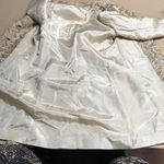 VINTAGE 1960'S UNION MADE CREAM BEIGE & GRAY CHEVRON PRINT PEA COAT (S) Photo 10