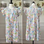 Shop The Mint Always Ready Cream White Floral Mini Dress M Photo 2