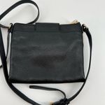 Michael Kors MICHAEL Black Leather Large Fulton Crossbody Bag gold hardware Photo 2
