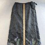 Tommy Bahama Sz M Silk Wrap Skirt Maxi Long Hawaiian Floral Resort Vacation Photo 10