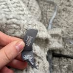 Aerie grey knit pull over mock cowl neck sweater size small Photo 3