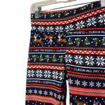 No Boundaries  Reindeer Christmas Holiday Loungewear Pajama Pants Women Sz M Photo 3