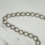 Mother of Pearl Coconut Shell Beaded Chain Belt One Size (OS) Boho ✨ Silver Photo 12