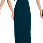 Dress the Population Dress the‎ Population Tiffany Dress One Shoulder Midi Pine Green Size XL NEW Photo 0