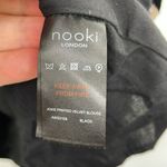 Nookie Nooki London Josie Printed Velvet Blouse Stars Print Long Sleeve pullover Large Photo 12