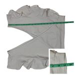 ZARA  Ruffle Sleeve Cropped Top - White - Small Photo 4