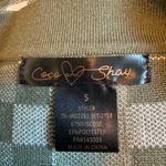 Coco and Shay Green and White Plaid Knit Dress with Gold Buttons Small S Photo 6