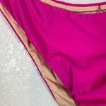 J Crew Womens Pink Bikini Bottom XXL 2XL Curved Waist Cheeky Barbie Summer NEW Photo 1