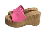 Madden Girl Pink Women's Zaharra Cork Wedge Sandal Photo 4
