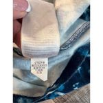 Old Navy Maternity Fitted Ruched Blue Tie-Dye Jersey Knit Dress LARGE Casual Photo 8