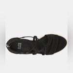 Eileen Fisher NEW Wanda Wedge Espadrille Sandal Black Women's Sz 9.5 MSRP $195 Photo 2