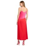 Sugar Lips NWT Colorblock Satin Midi Dress Photo 3