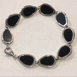 Onyx Black & Sterling Silver Filigree Bracelet Photo 9