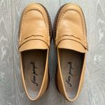 Free People Shoes Lyra Lug Sole Loafers Leather Chunky Platform Tan EU 39 US 8.5 Photo 5