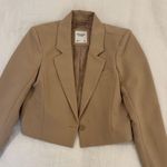 Abercrombie & Fitch Abercrombie Tan Blazer Photo 1