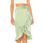 NBD Stella Skirt Mint Green Sarin Ruffle Photo 0