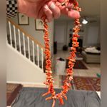 Stunning Natural Coral Branch Necklace Photo 5