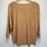 Chico's Chico’s Tan Touch of Cashmere Super Soft Boat Neck 3/4 Dolman Sleeve Sweater 1/M Photo 3
