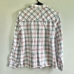 Pendleton [] Plaid Linen Blend Button Down Collared Shirt-Medium Photo 3