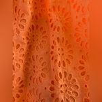 Lilly Pulitzer Kay Babydoll EYELET Dress Cantaloupe Oversize Pinwheel Sz 6 Photo 11