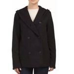 James Perse  Black Double-Breasted Pea Coat Photo 3