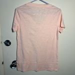 Felina New  Light Pink V-Neck Short Sleeve Tee Photo 3