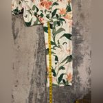 Ann Taylor  Petite Floral Wide Leg  Pants - Orange and Green Photo 6