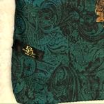 Vintage Scarf‎ Fruit Pomegranate Floral Green Brown Square Christmas Photo 4