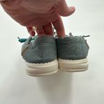 Hey Dude  Turquoise Blue Wendy Slip On Canvas Shoes Photo 5