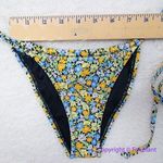 NEW Rhythm Free People Carrie Itsy Bikini Bottom, size S Blue Photo 3