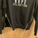 H&M Divided black Nope Still Don’t Care sweatshirt size small Photo 4