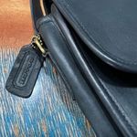 Coach Vintage 90s Legacy Scout Leather Bag black gold shoulder crossbody Photo 3