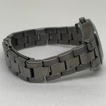 DKNY  women wrist watch quartz analog black tone MOP dial all stainless running Photo 4