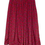 Leslie Fay VTG Floral Pleated Skirt Womens 12 Pull On Prairie Cottagecore 26" Photo 0