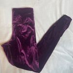 Athleta  Elation Velvet Tight Legging Women's XS Purple‎ Full Length Activewear Photo 1