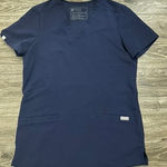 FIGS  Navy Blue V-Neck Scrub Top size XXS Photo 0