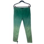 Karen Millen SZ 10 mid-rise gradient green skinny jeans Photo 2