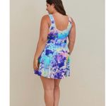 Torrid  Wireless‎ Long Length Colorful Tie Dye Swim Dress Size 12 LARGE Photo 2