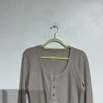 Aerie Stone Harbor Essential Henley Layering T-Shirt Sz L Photo 2