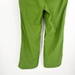 Maeve Naomi Linen Wide Leg Flare Pants Size 6 Green Photo 5