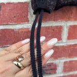 Free People  Sweater M ZODIAC Embroidered Lace-Up Sides Linen Cotton Wool SP Photo 7