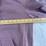 Outdoor Voices Women’s Hoodie Small Mauve Rose Pullover Kangaroo Pocket Cotton Photo 4