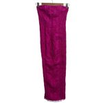 Charo Ruiz NEW NWOT Ibiza Ynisa Strapless Eyelet Midi Dress In Hot Pink Photo 1