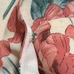 Kori size small floral v-neck maxi dress 3/4 sleeve partially lined elastic band Photo 8