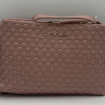 Bebe  Yara Woven Small Satchel Blush Pink Photo 1