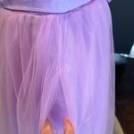Women’s Tea Length Purple Prom Party Dress CorsetBack Sweetheart Neckline Size 4 Photo 4