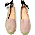 Kate Spade Grayson Pastel Pink Suede Espadrille Flats Shoes Size 7.5 Photo 1