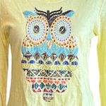 NWT Young Threads NYC Yellow Owl Tee‎ Shirt Sz S Photo 1