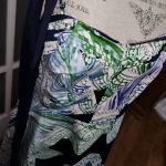 Moulinette Soeurs Anthropologie  Womens Blue Green Floral Dress 16‎ Photo 2