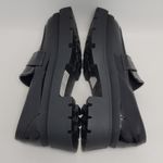 New York & Company Women's Penny Chunky Lug Sole Black Patent Leather Loafers 9 Photo 9
